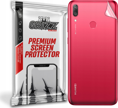 Foli mbrojtëse për mrapa GrizzGlass Grizz Huawei Y7 2019, UltraSkin, transparente