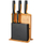 Set thika Fiskars Bamboo, 5 copë, zezë