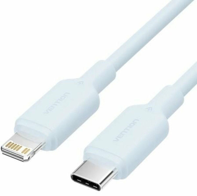 Kabllo Vention USB C me Lightning, 2 metra, 3A, blu