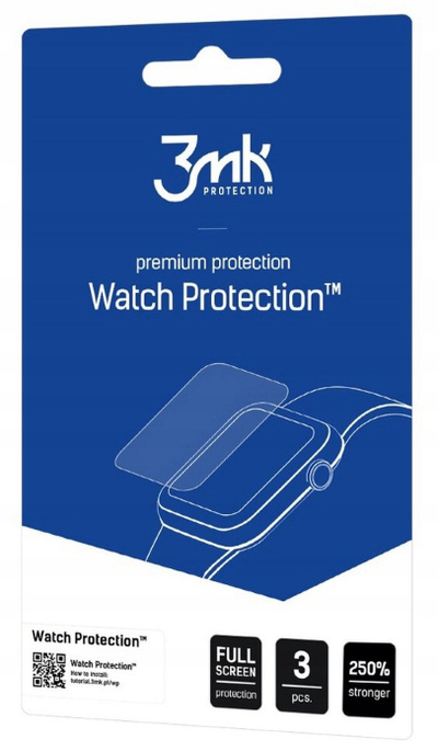 Folie mbrojtëse 3mk Watch Protection Arc për WG AirFlexOne, për smartwatch, transparente