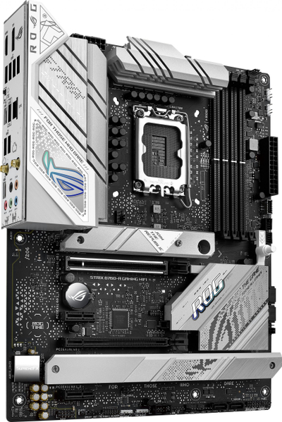 Pllakë amë Asus ROG STRIX B760-A GAMING WIFI, DDR5, WiFi 6E, e bardhë