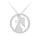 Qafore për femra Preciosa Angelic Love 5295 00, e argjendtë