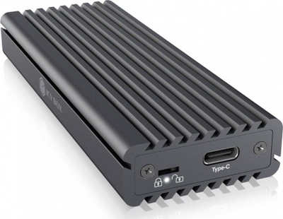 Kuti e jashtme SSD Icy Box IB-1817MC-C31, M.2 NVMe SATA, USB-C 10Gbps, alumini i zi