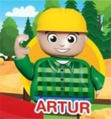 Set kuba ndërtimi Blocki Mubi Great Adventures Ferma, për kalamaj të vegjël, me temë ferme, shumëngjyrësh
