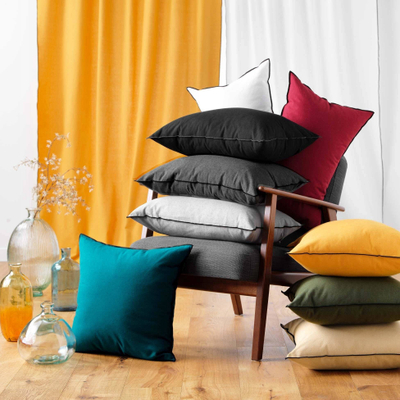 Jastëk dekorativ Mistraline Cotton, 50 x 50 cm, pambuk, gri