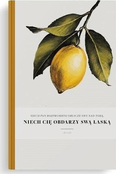 Fletore Szaron Lux Notebook Let the Lord, dizajn Lemon, shumëngjyrëshe