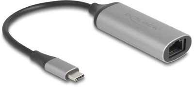 Adapter rrjeti DELOCK USB Type C në 5 Gigabit LAN, 5 Gbit/s, i bardhë