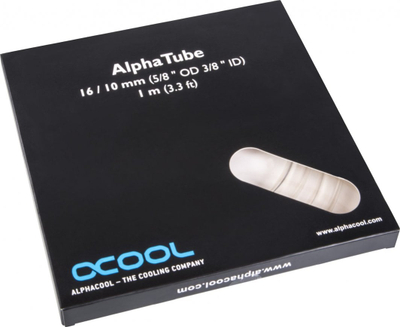 Zorrë ftohëse Alphacool AlphaTube HF, 16/10mm, PVC i tejdukshëm, 1m