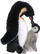 Peluçë Dubi Penguin With Young, 28cm, shumëngjyrëshe