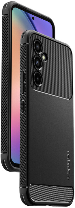 Mbrojtëse Spigen Rugged Armor për Samsung Galaxy A54 5G, e zezë