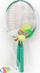 Set badminton për kalamaj Icom Polska, 46 cm, 2 raketa me topa, ngjyra përzi