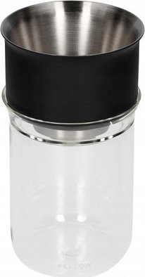 Set pour-over kafeje Fellow Stagg X, çelik inox, filxhan dopio xham, transparent
