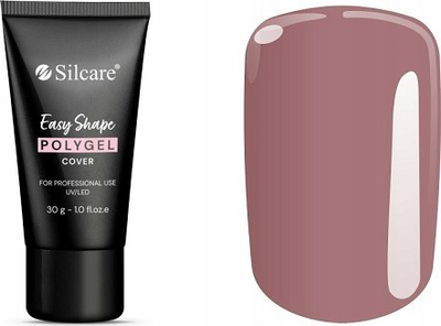 Xhel poligel për thonj Silcare Easy Shape Cover, 30 g, rozë natyrale