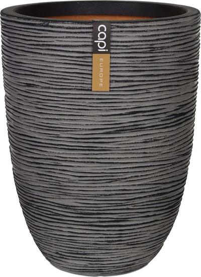 Vazo dekori Capi Europe Elegant Low Rib NL, 46x58 cm, gri antracit