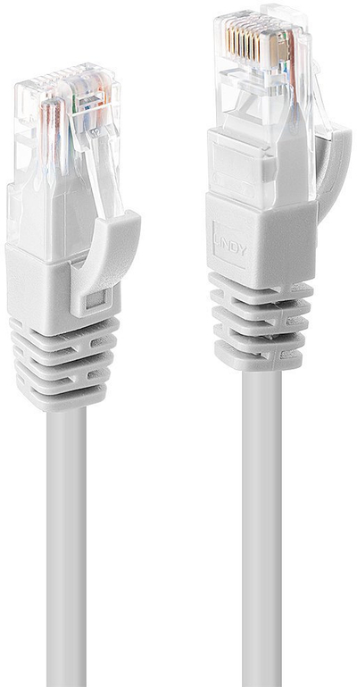 Kabllo rrjeti LINDY Cat.6 U UTP, 7.5m, e bardhë