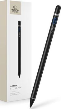 Laps dixhital Tech-Protect Active Stylus, majë 1.4 mm, bateri rikarikueshme, i zi
