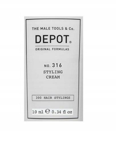Krem flokësh Depot No. 316 Medium Hold Styling Cream, 10ml