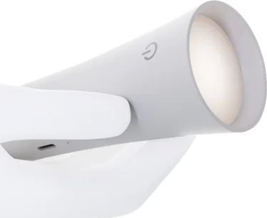 Lampë tavoline LED Activejet AJE-IDA, 5W, bateri rikarikueshme, e bardhë