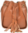 Çantë dore Carla Ferreri, AW18CF1400, cognac