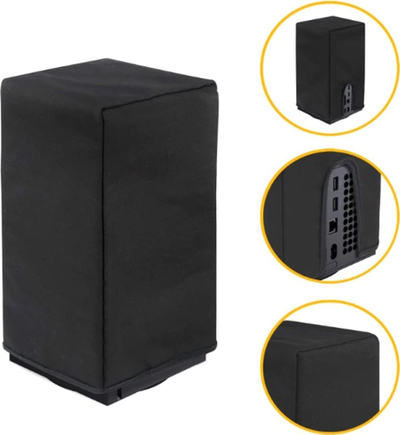 Mbulesë pluhuri KX17 për Xbox Series X, poliester, e zezë