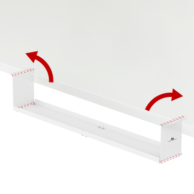 Organizues kabllosh Maclean MC-107, 85 cm, çelik i fortë, montim me vida