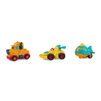 Set lodrash MOMKI, 3 vetura me inercion, modele të ndryshme, shumëngjyrëshe