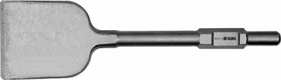 Dлето за бетон Yato YT-47372, 125x450 mm, шестоаголна чаура, сиво