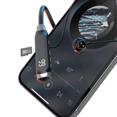 Kufje Bluetooth Dudao U5 Max, me shirit pas qafe, pa tela, ngjyrë e zezë