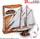 Puzzle 3D Cubicfun TwoMastedschooner 01597, shumëngjyrësh