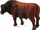 Figurinë kafshësh Collecta Red Angus Bull, madhësia S, ngjyrë kafe e kuqërremtë