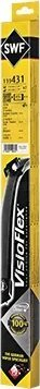 Fshirëse xhami SWF VisioFlex ORIGINAL, set përpara, 650mm 475mm, beam, e zezë