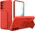 Mbulesë silikoni Wozinsky Kickstand Case për Samsung Galaxy S22+, me qëndrim, e kuqe