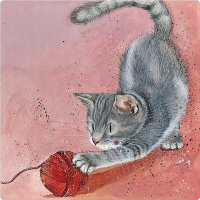Magnet dekorativ Teka FM215 Pixie Cat, për frigorifer, shumëngjyrësh