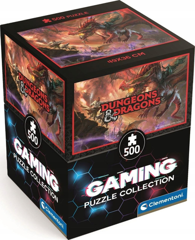 Puzzle Clementoni Dungeons &amp; Dragons 35561, 500 copa, për të rritur, shumëngjyrësh
