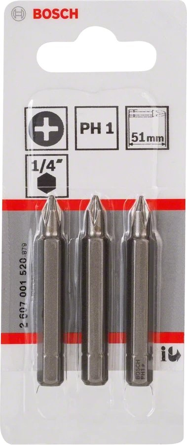 Set bitash Bosch 2607001520 PH1 Extra Hard, 51mm, set 5 copë