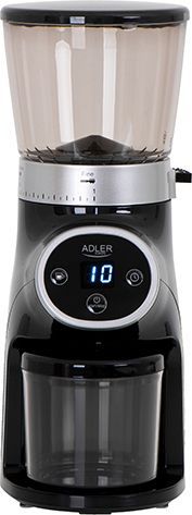Mulli elektrik për kafe Adler AD 4450, burr konik, rregullim i trashësisë, i zi