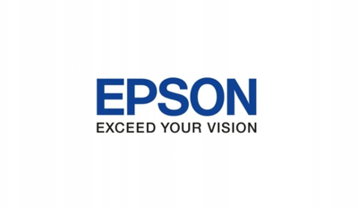 Logo Epson, plastik, i bardhë