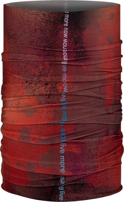 Shall multifunksional Buff Original EcoStretch, UPF 50, prej poliestëri të ricikluar, Ativ Cinnamon e kuqe