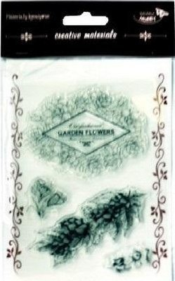 Креативни печати Galeria Hobby Flowers, проѕирен силиконски сет