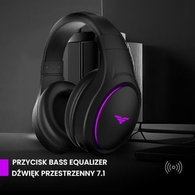 Set gaming PREYON Hurricane Fly PHF40B dhe tastierë Blue Blitz Claw PBBC87B, wireless, RGB, e zezë