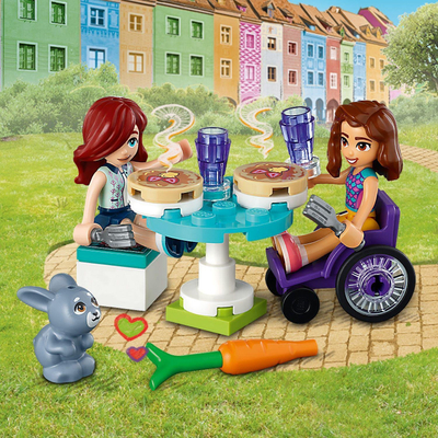 Set lodrash Lego Friends 41753 Pancake Shop Cafe, për kalamaj 6+, shumëngjyrësh
