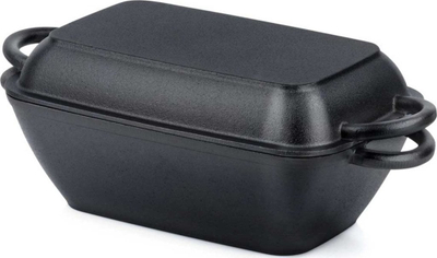 Tavë gize për pjekje Vilde CAST LINE 2 në 1, 3.5 l, kapak 1.5 l, e zezë
