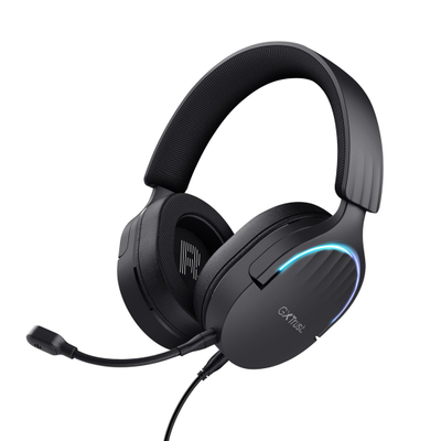 Kufje gaming Trust GXT 490 Fayzo, me tel, USB, të zeza