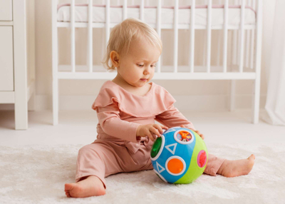 Lodër top interaktiv Dumel Spinning Ball, me drita dhe muzikë, 6m+, shumëngjyrësh