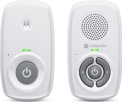 Бебешки монитор Motorola AM21, аудио DECT, дострел до 300 m, бел