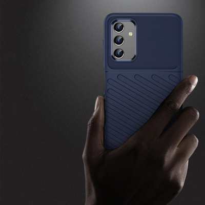 Kapak Hurtel Thunder Case për Samsung Galaxy A13 5G, TPU i butë, mbron mirë, blu