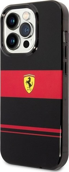 Kuti mbrojtëse Ferrari Combi MagSafe për iPhone 14 Pro, kompatibile me MagSafe, e zezë