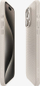Mbulesë telefoni Spigen Liquid Air për iPhone 15 Pro, 6.1", natyral titanium