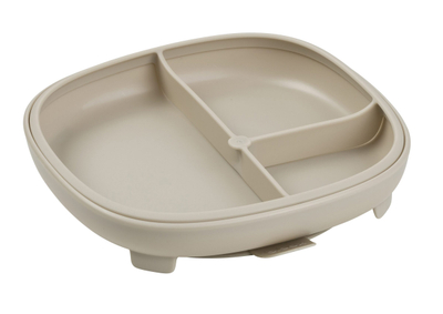 Pjatë ushqimi b.box 2in1 Suction Plate, me vakum, me ndarëse, latte