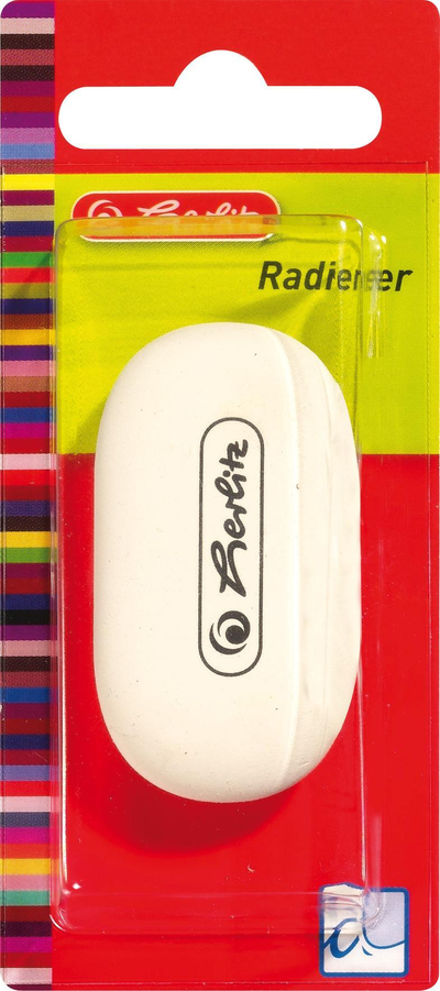 Gomë Herlitz ovale për laps, e bardhë